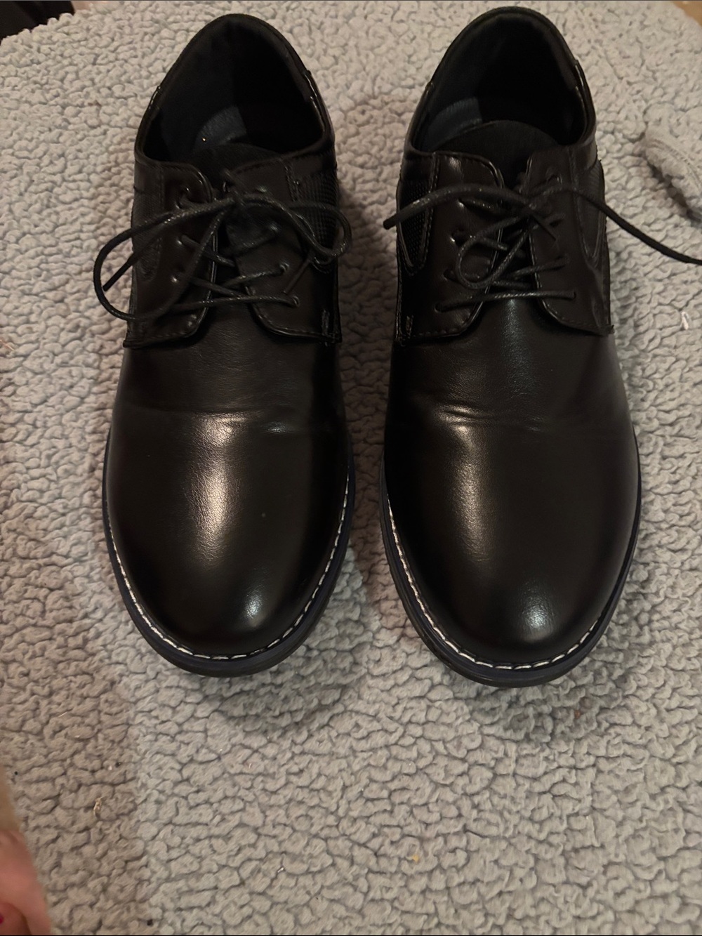 NWOT Gatsby Men's Black Derby Lace-Up Dress Shoes